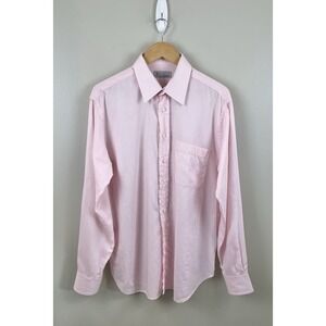 Missoni Men's Button Up Shirt Long‎ Sleeve Light Pink 16 1/2-42